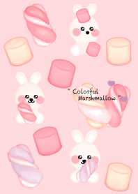Sweet pastel marshmallow & Bunny 3