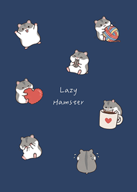 Hamster Lazy Daily Life(Midnight Blue)