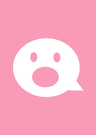 simple bubble face(pink2)