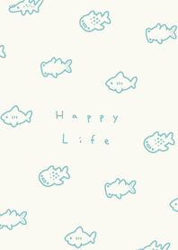 小鯊魚 | green beige