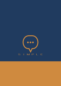 シンプル（brown blue)V.1745