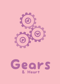 Shape Gears&Heart Light orchid pink