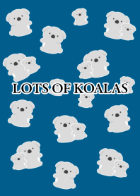 LOTS OF KOALAS-DEEP BLUE