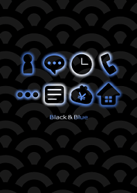 青海波 -Black & Blue-