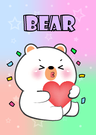 น้องหมีขาว ชอบสีพาสเทส