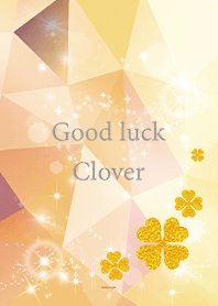 Orange : Good Luck! Gold Four Leaf