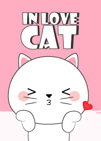 In Love White Cat