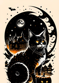 halloween cat B18f6C