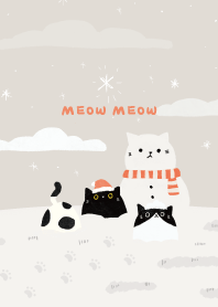貓貓宇宙的白色聖誕節