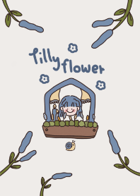 tilly flower : snail