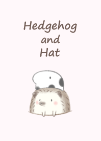 Hedgehog and Hat -Chinanago- pink