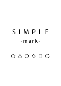 SIMPLE -mark- white
