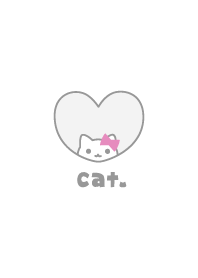 Cat Ribbon - White