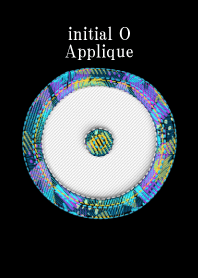 initial O Applique