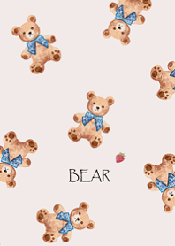 Teddy bear and watercolor color5.