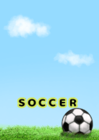 Soothing and natural soccer theme
