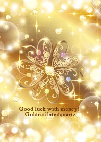 Goodluck with money! goldrutilatedquartz