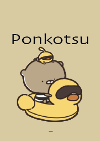 Beige Navy : Summer bear Ponkotsu 4