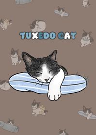 tuxedocat4 - brown