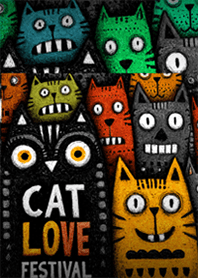 CAT LOVE FESTIVAL1 Purple