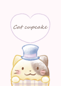 Cat cupcake -pink-