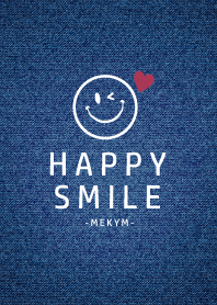 HAPPY SMILE DENIM HEART - MEKYM 14