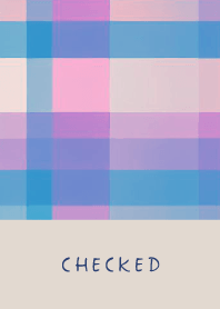 CHECKED LIGHTBLUE PINK - BROWN 10