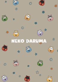 daruma-neko / khaki