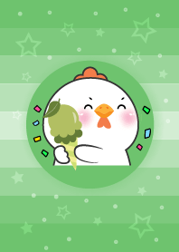 ไก่ขาว รักสีเขียว เรียบง่าย