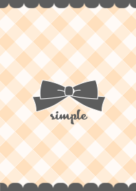 check ribbon [orange/black]