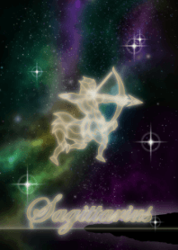 夜空と射手座