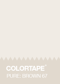 COLORTAPE II PURE-COLOR BROWN NO.67
