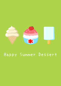 Happy Summer Dessert/RED/GREEN