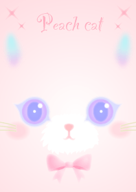 Pink cat up (Peach).
