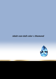 Adult cute dull color Blue Diamond