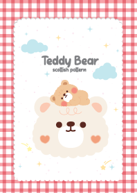 Teddy Bear Scottish Pattern