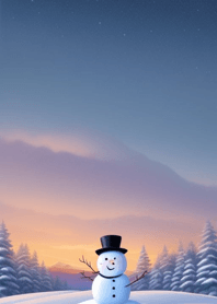 Winter snowman De7f3A