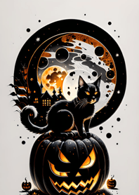 halloween cat dD291E