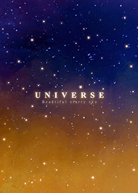 宇宙-浪漫漸層 星空黃