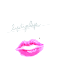 嘴唇唇：粉紅色的胭脂