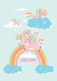 Unicorn and Blue Sky