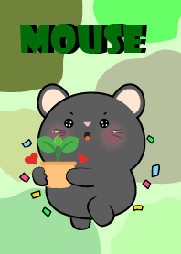 Black Mouse Like Green Color Theme