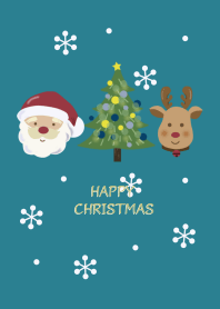クリスマスのモチーフ＊blue green