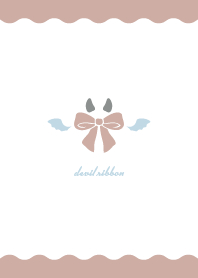 simple devil heart Theme Ribbon 15