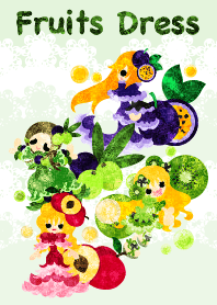 果物のドレス