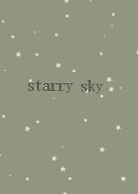 starry sky (khakibeige)