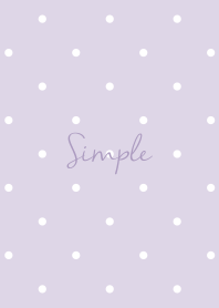 dull simple Polka dot purple