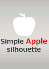 Apple silhouette theme for world