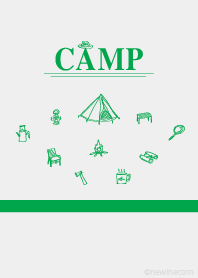 CAMP green white