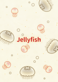 Sea 001-2 (Jellyfish/Beige/Red)